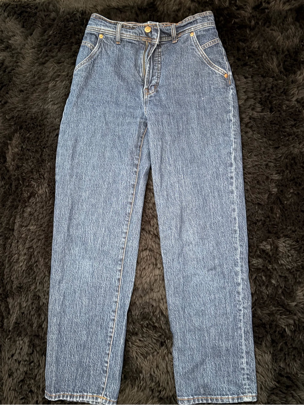Madewell Straight-Leg Women's Jeans in Medium Blue Wash